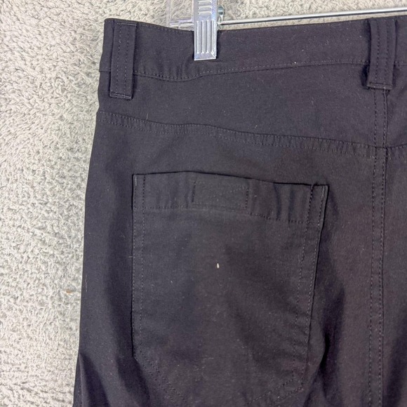 Eddie Bauer Pants Mens 32x33 Black Convertible Tech Hiking Nylon Stretch Outdoor - Picture 7 of 16